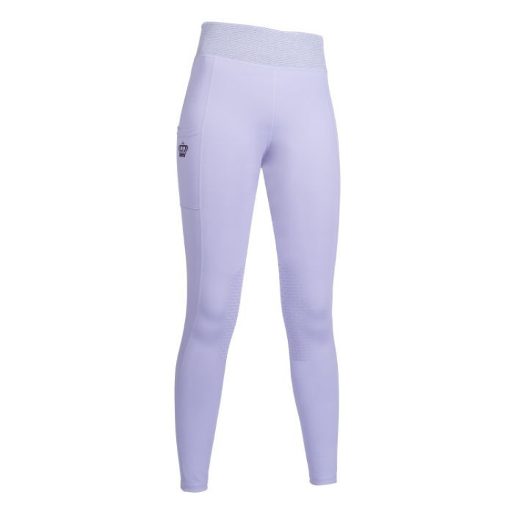 Leggings Lavender Bay con ginocchiere in silicone HKM Leggings Lavender Bay con ginocchiere in silicone HKM