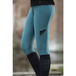 Leggings Port Royal con fondo in silicone integrale HKM Petrolio Blu Leggings Port Royal con fondo in silicone integrale HKM Petrolio Blu