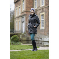 Leggings Port Royal con fondo in silicone integrale HKM Petrolio Blu Leggings Port Royal con fondo in silicone integrale HKM Petrolio Blu