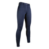 Pantaloni Emma con grip integrale in silicone HKM Blu scuro Pantaloni Emma con grip integrale in silicone HKM Blu scuro