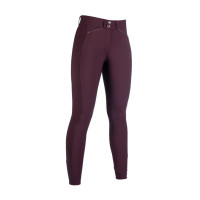 Pantaloni Helene con fondo integrale in silicone HKM Marrone scuro