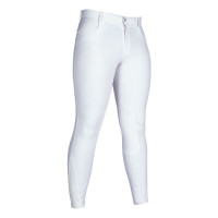 Pantaloni da uomo sportivi con rinforzi in tessuto HKM Bianco