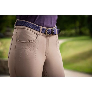 Pantaloni Lavender Bay con fondo in silicone integrale HKM Talpa Marrone