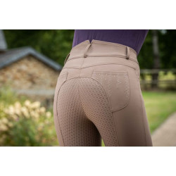 Pantaloni Lavender Bay con fondo in silicone integrale HKM Talpa Marrone