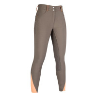 Pantaloni Lyon con fondo integrale in silicone HKM Sabbia Beige