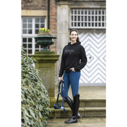 Pantaloni Port Royal con fondo integrale in silicone HKM Blu scuro