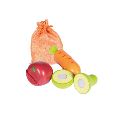 Aliments en bois Hobby Horsing 3 pièces HKM Multicolore
