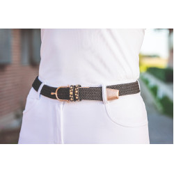 Cintura elastica Rosegold Glamour Style HKM Nero