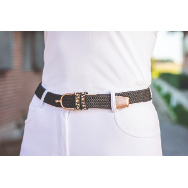 Cintura elastica Rosegold Glamour Style HKM Nero