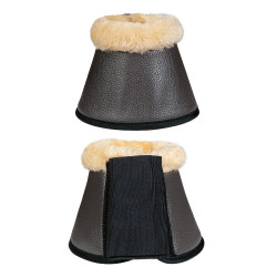 Campanelle Comfort Premium Pelliccia HKM Grigio scuro