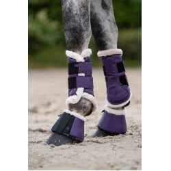 Campanelle Comfort Premium Pelliccia HKM Lilla scuro Viola