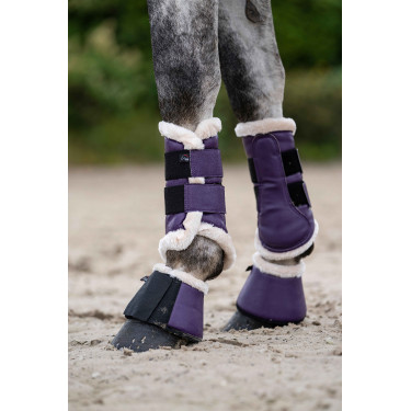 Campanelle Comfort Premium Pelliccia HKM Lilla scuro Viola
