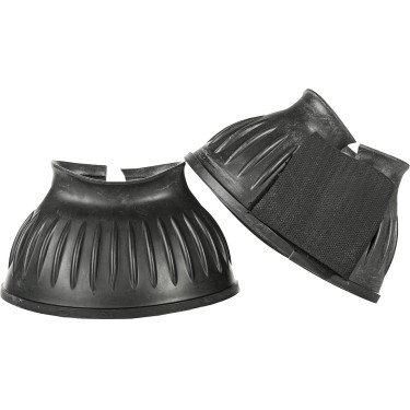 Campanelle in gomma chiusura in velcro 1 paio HKM Nero Campanelle in gomma chiusura in velcro 1 paio HKM Nero