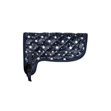 Coperta Hobby Horsing Print HKM Blu navy stelle