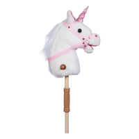 Cavalluccio a dondolo Bella HKM con rotelle Bianco