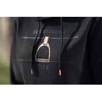Felpa con cappuccio Equine Sports Style HKM Rosso Felpa con cappuccio Equine Sports Style HKM Rosso