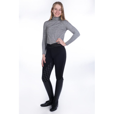 Maglietta a maniche lunghe con collo alto Ruby HKM Grigio