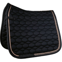 Tappeto Rosegold Glamour Style HKM Nero / oro rosa