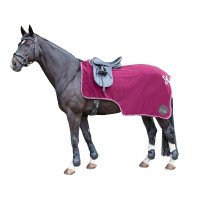 Polar fleece uitrijdeken HKM Rosso scuro Polar fleece uitrijdeken HKM Rosso scuro
