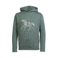 Felpa con cappuccio Judy HKM Verde scuro Felpa con cappuccio Judy HKM Verde scuro