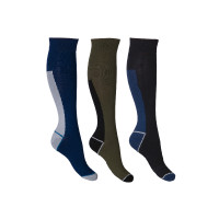 Calzini da uomo Mateo HKM confezione da 3 Verde oliva / blu scuro