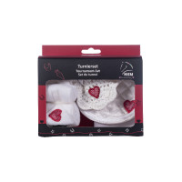 Wedstrijdset Cuddle Pony HKM Bianco / rosso