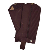 Mini chaps in nabuk HKM Marrone scuro Mini chaps in nabuk HKM Marrone scuro