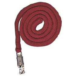 Longe Stars con moschettone antipanico HKM Rosso scuro