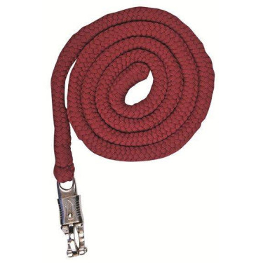 Longe Stars con moschettone antipanico HKM Rosso scuro