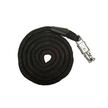 Lunga Aachen con moschettone antipanico HKM Nero