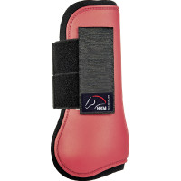 Stinchiere HKM Premium per anteriori HKM Rosso / nero Stinchiere HKM Premium per anteriori HKM Rosso / nero
