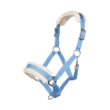 Capezzina Bischofshofen imbottitura Teddy HKM Azzurro cielo Capezzina Bischofshofen imbottitura Teddy HKM Azzurro cielo