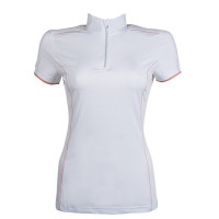 Polo da concorso Equilibrio Style HKM Bianco Polo da concorso Equilibrio Style HKM Bianco
