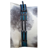 Sottopancia in tela con maniglia HKM Navy / azzurro cielo