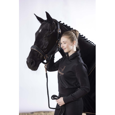 Longe Rosegold Glamour Style moschettone antip. HKM Longe Rosegold Glamour Style moschettone antip. HKM