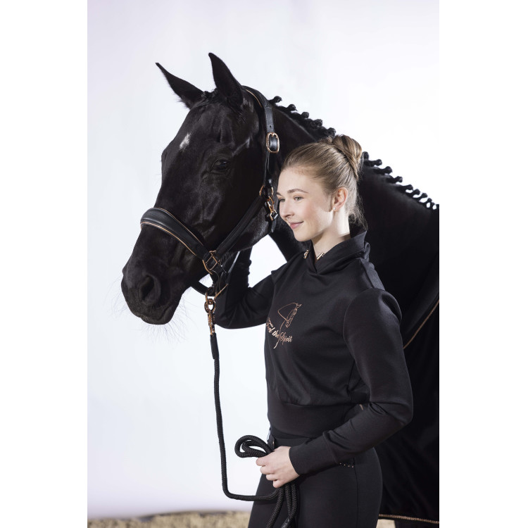 Longe Rosegold Glamour Style moschettone antip. HKM Longe Rosegold Glamour Style moschettone antip. HKM