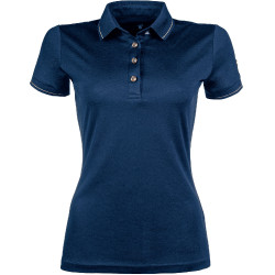 Polo Rosegold Glamour Style HKM Blu scuro / oro rosa Blu marino Polo Rosegold Glamour Style HKM Blu scuro / oro rosa Blu marino