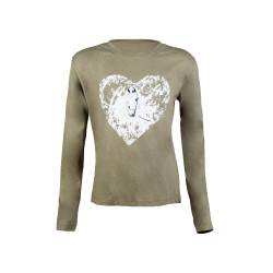 Polo a maniche lunghe Horse Spirit HKM Polo a maniche lunghe Horse Spirit HKM