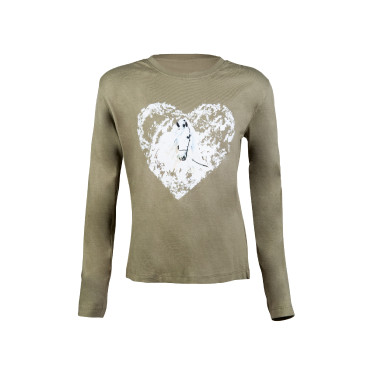 Polo a maniche lunghe Horse Spirit HKM Polo a maniche lunghe Horse Spirit HKM