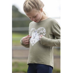 Polo a maniche lunghe Horse Spirit HKM Polo a maniche lunghe Horse Spirit HKM
