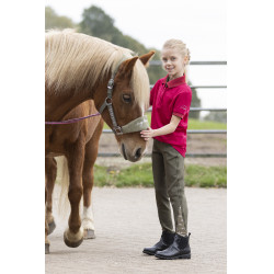 Polo Classico HKM Mirtillo rosso Rosa