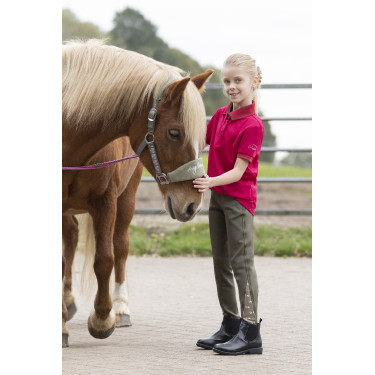 Polo Classico HKM Mirtillo rosso Rosa