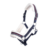 Capezzina Equine Sports Style HKM Blu scuro