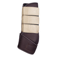 Stinchiere softoprene Colour Pro HKM Marrone scuro Stinchiere softoprene Colour Pro HKM Marrone scuro