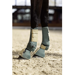 Stinchiere softoprene Colour Pro HKM Verde oliva Stinchiere softoprene Colour Pro HKM Verde oliva