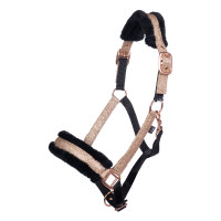 Capezzina Rosegold Glitter Style HKM Oro rosa Nero Capezzina Rosegold Glitter Style HKM Oro rosa Nero