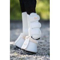 Stinchiere da dressage posteriori Edinburgh HKM Brandy Marrone Stinchiere da dressage posteriori Edinburgh HKM Brandy Marrone