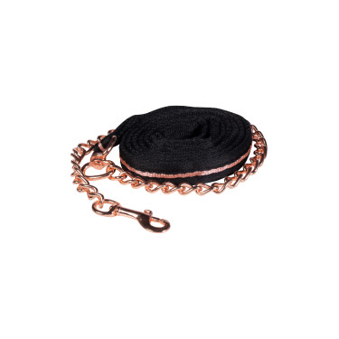 Longe da presentazione HKM Nero / oro rosa