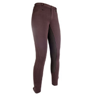 Basic-Reithose Belmtex Grip 3/4-Gesäßeinsatz HKM Marrone scuro / marrone scuro