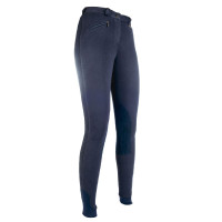 Pantaloni Penny Easy con rinforzi in tessuto HKM Blu scuro / blu scuro